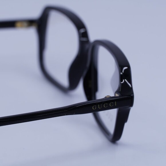 Gucci GG1211O 001 Eyeglasses Black 51mm Rectangle Frame - Picture 10 of 12